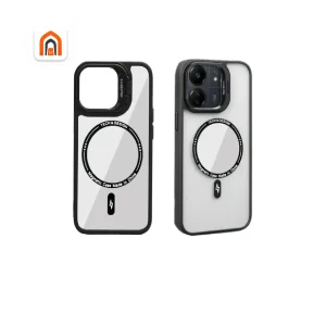قاب شفاف گوشی موبایل HONOR X8B مگ سیو با قابلیت لنز استندی