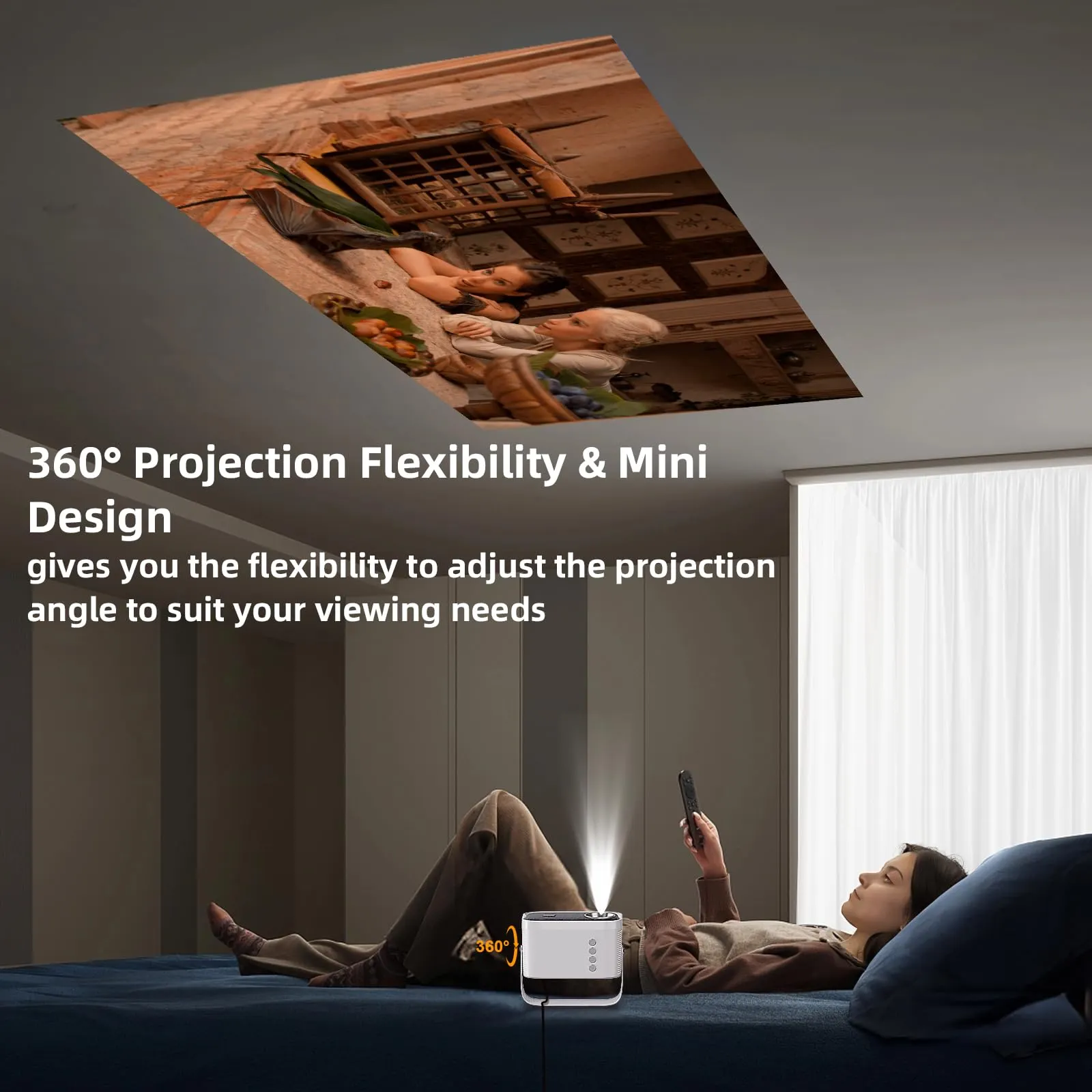 jimveo-e18-projector-side