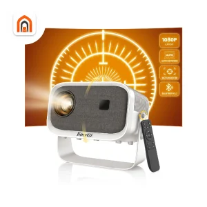 ویدئو پروژکتور Jimveo E18 با فوکوس و اصلاح خودکار زاویه تصویر