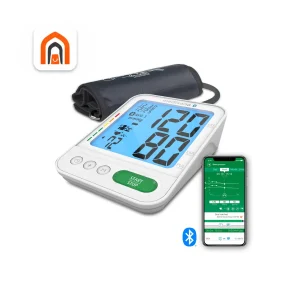 فشارسنج بازویی برند medisana مدل BU 584 با بلوتوث و حافظه ۲ کاربر